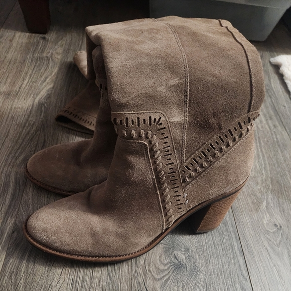 Vince Camuto Tan Over the Knee Boots - Picture 5 of 8